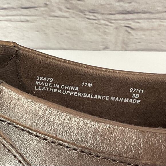 Clarks Bendables Women's Size 11 Brown Leather Ruching Minimalist Shootie Casual - Picture 5 of 12